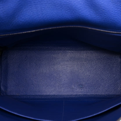 Hermes Togo Kelly Retourne 35 Bleu Electrique 5 of 15