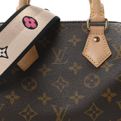 Louis Vuitton Monogram Speedy Bandouliere 20 Black 7 of 9