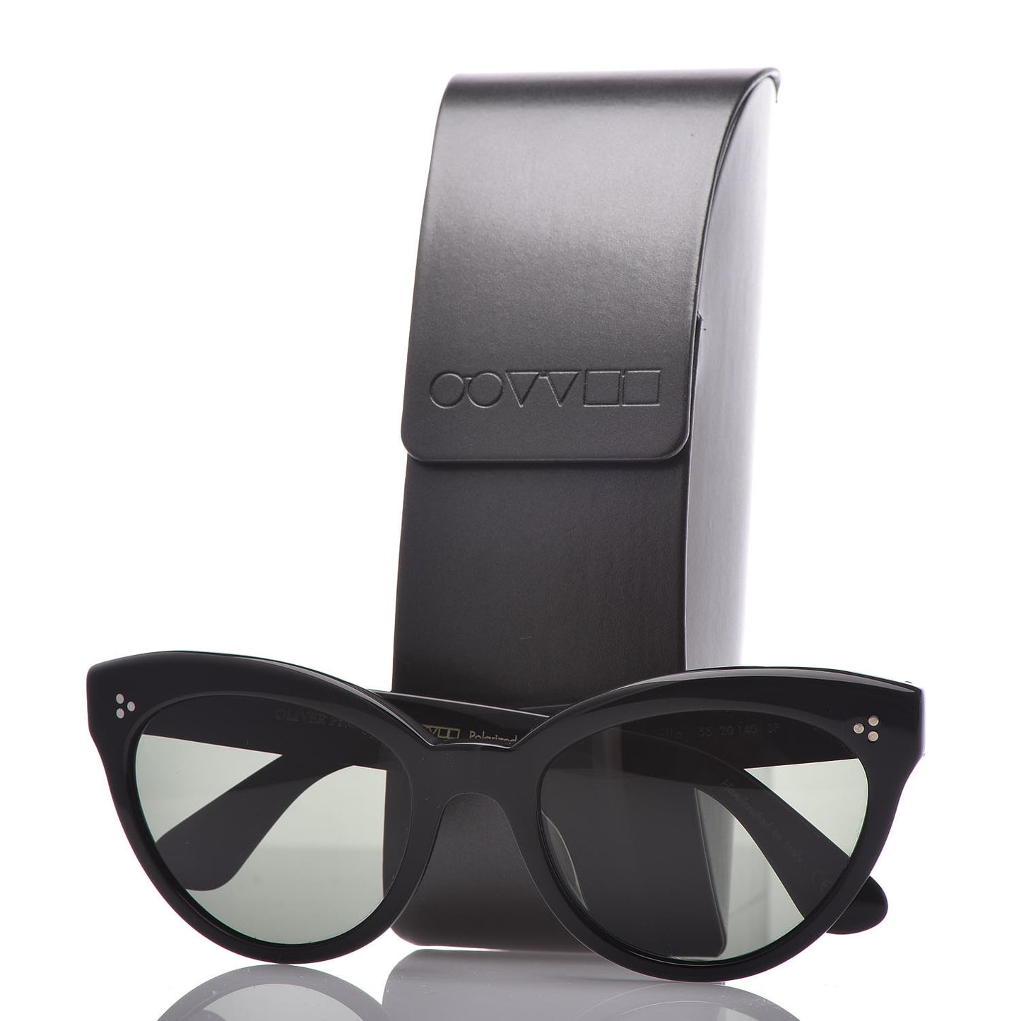 Acetate Cat Eye Roella Sunglasses Black
