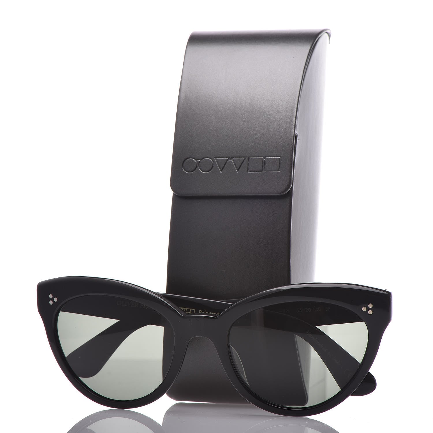 Oliver Peoples Acetate Cat Eye Roella Sunglasses Black 7 of 7