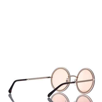 Chanel Chain Round Sunglasses 4245 Light Brown 5 of 7