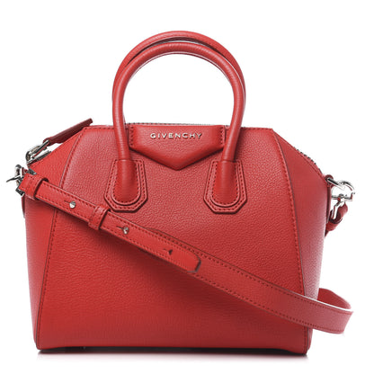 Givenchy Sugar Goatskin Mini Antigona Medium Red 1 of 10