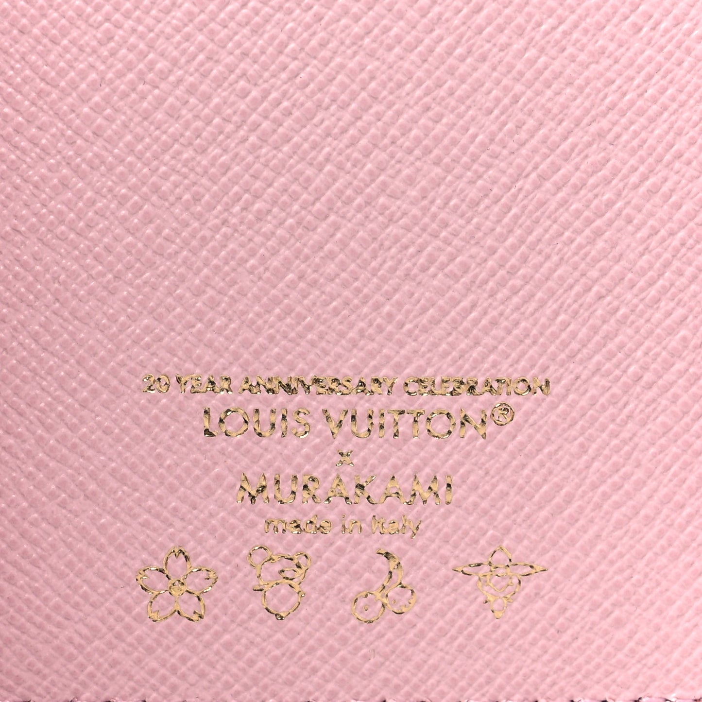 LV X TM Monogram Cherry Blossom Victorine Wallet Sakura Brown