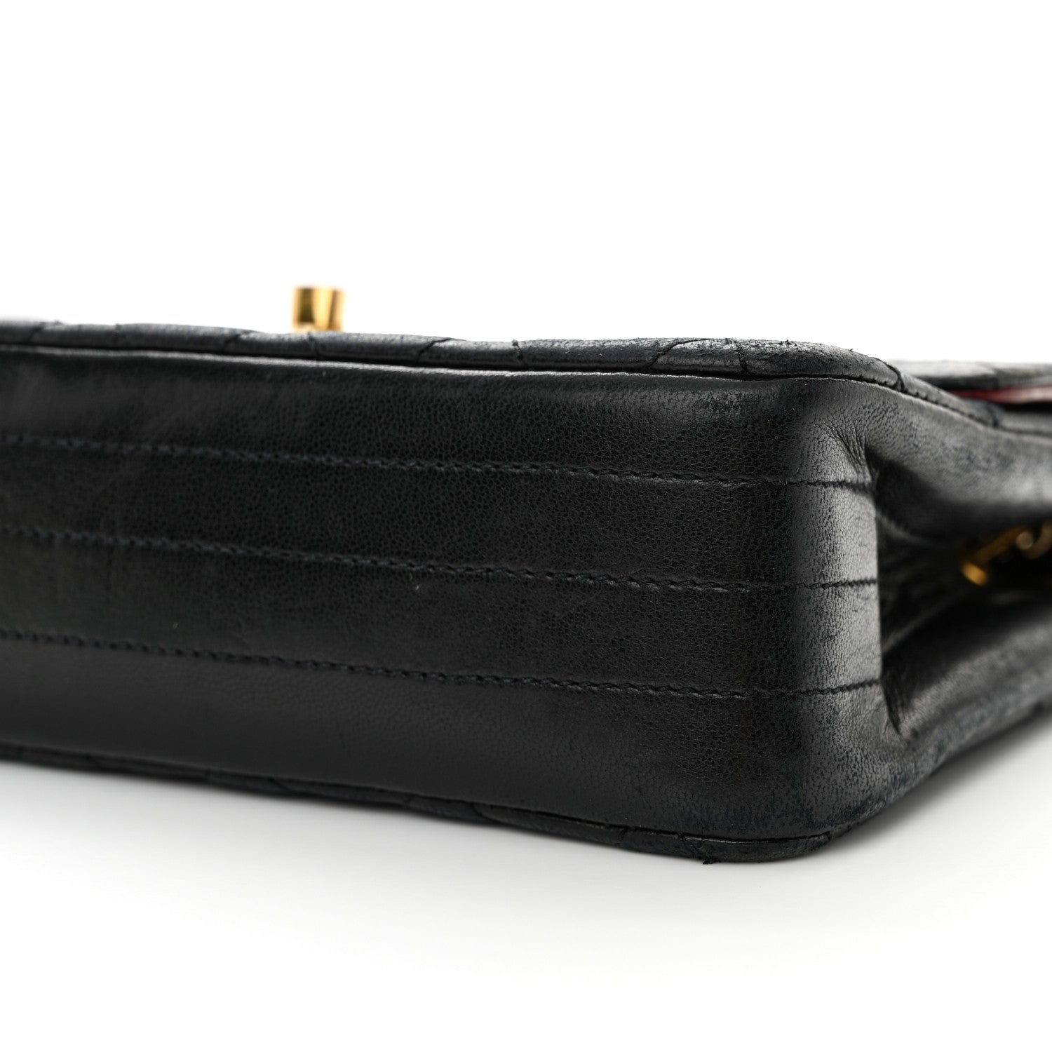 Chanel Lambskin Quilted Single Flap Bag Black 10 of 11