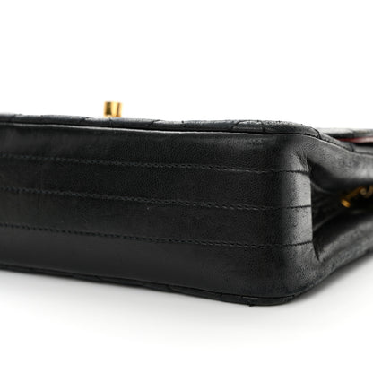 Chanel Lambskin Quilted Single Flap Bag Black 10 of 11