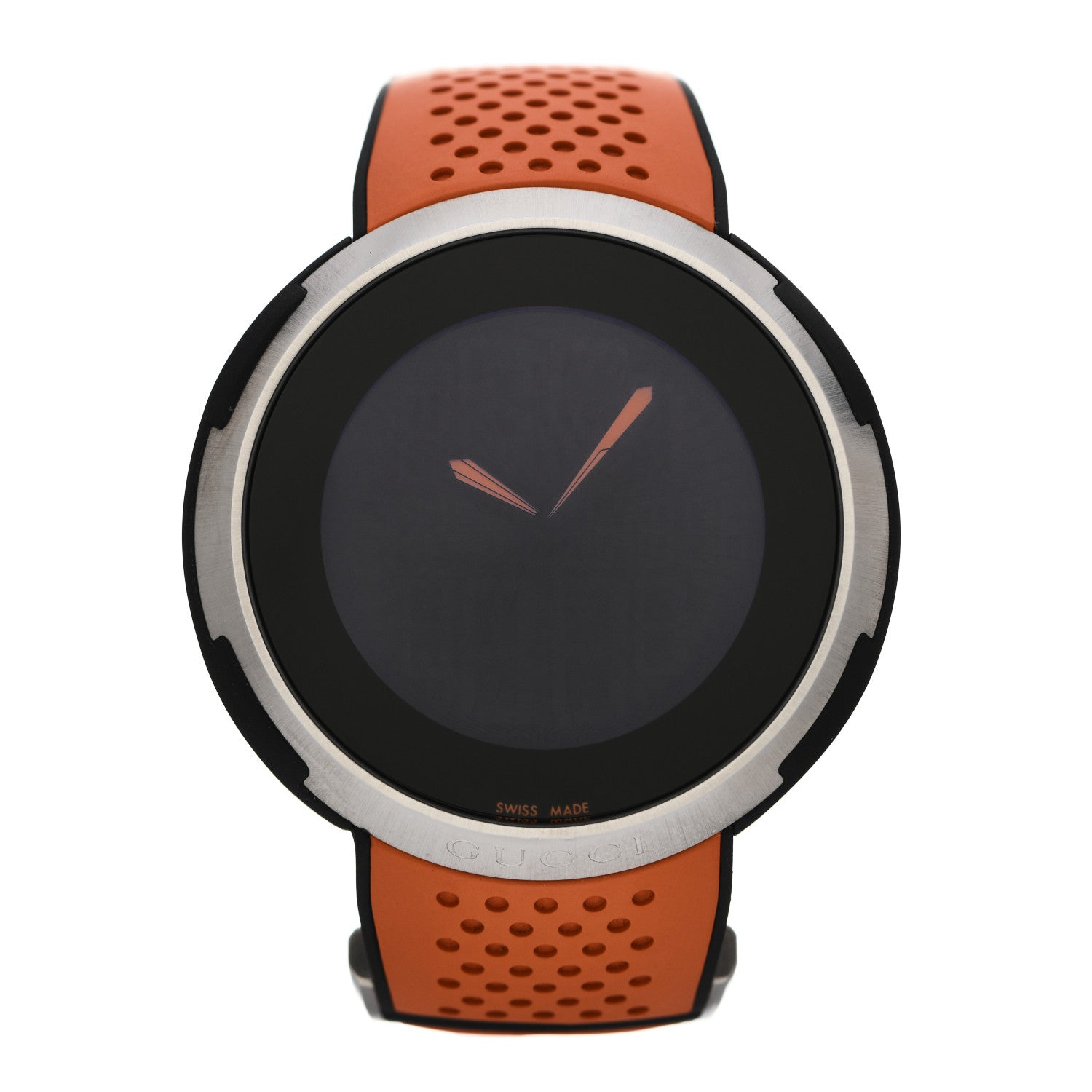 Gucci Stainless Steel Rubber 49mm Digital I-Gucci Sport Watch Black 1 of 6