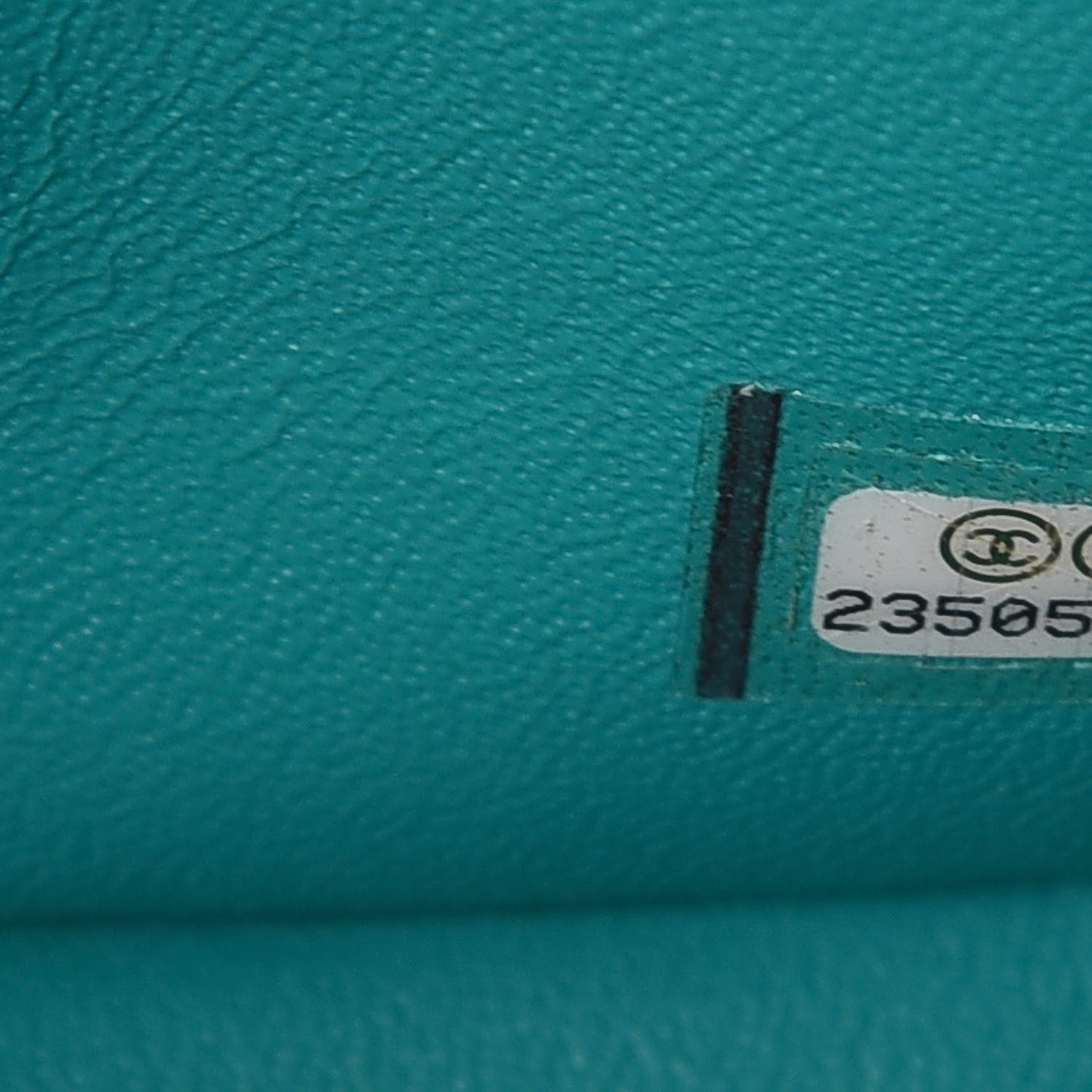 Caviar Quilted Jumbo Double Flap Turquoise