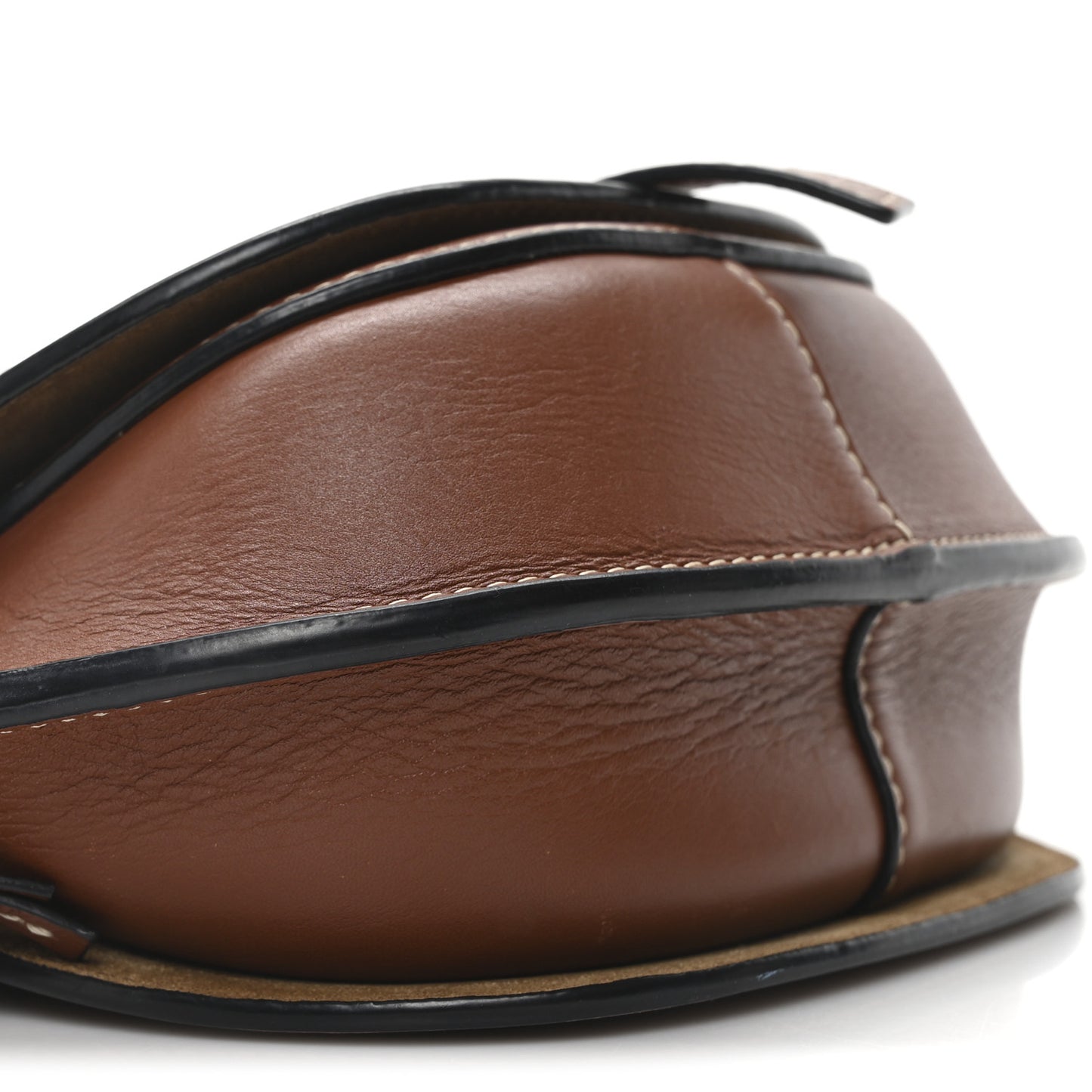 Calfskin Mini Gate Belt Bag Tan