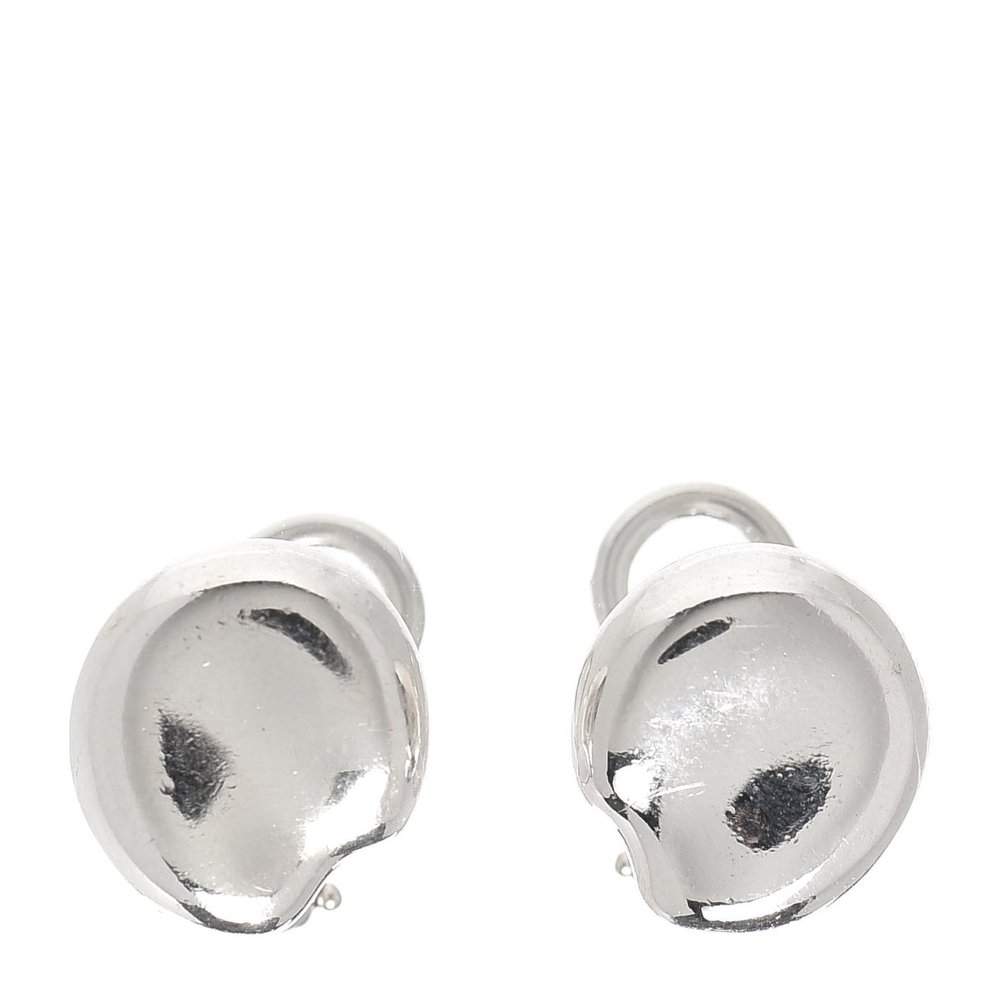 Sterling Silver Elsa Peretti Nugget Clip-On Earrings