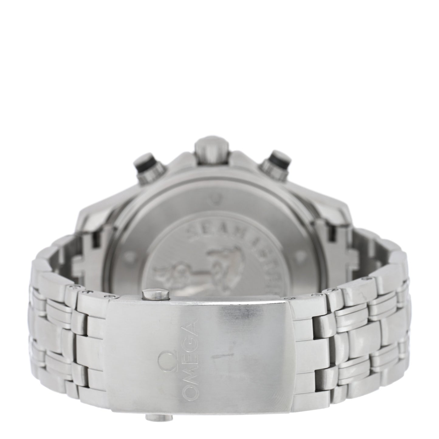 Stainless Steel 44mm Seamaster Co-Axial Chronograph Automatic Watch Black 212.30.44.50.01.002