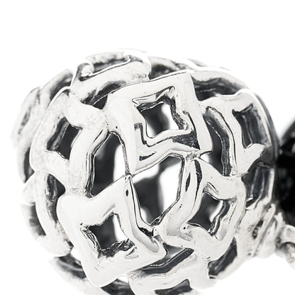 David Yurman Sterling Silver Black Onyx Elements Drop Earrings 6 of 6