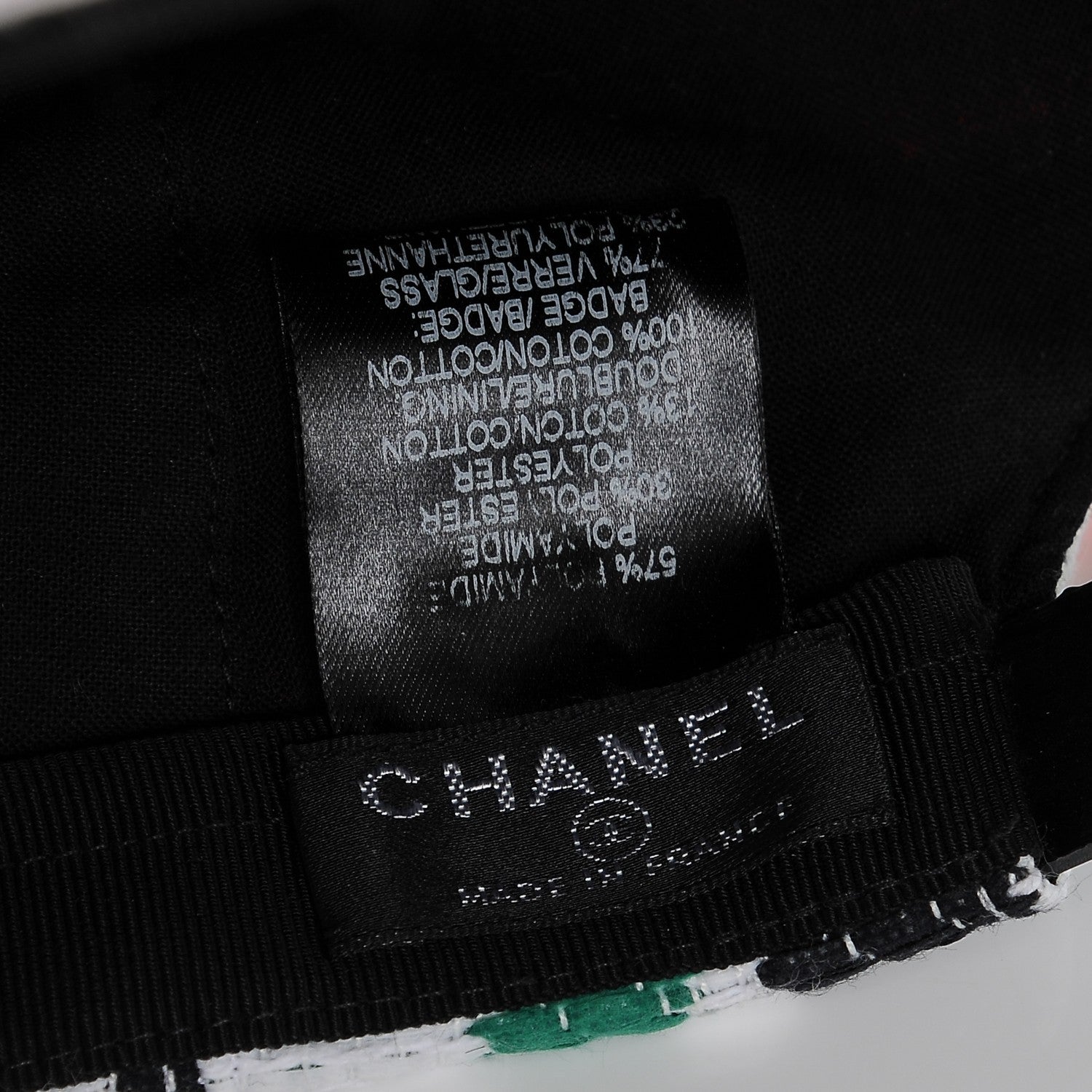 Chanel Cotton Strass Cap Hat Multicolor 5 of 6