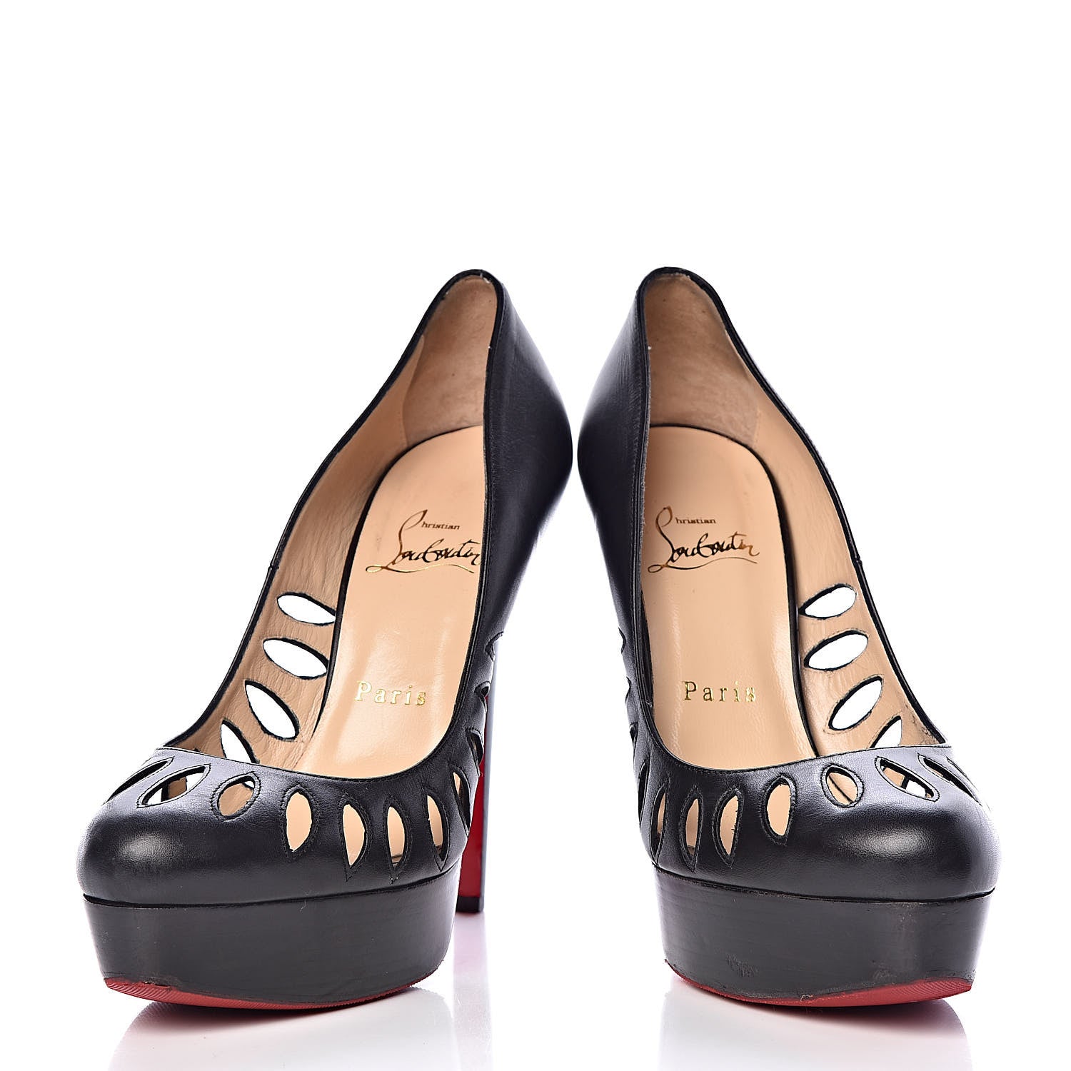 Christian Louboutin Kid Griffita 140 Pumps 37 Black 6 of 10