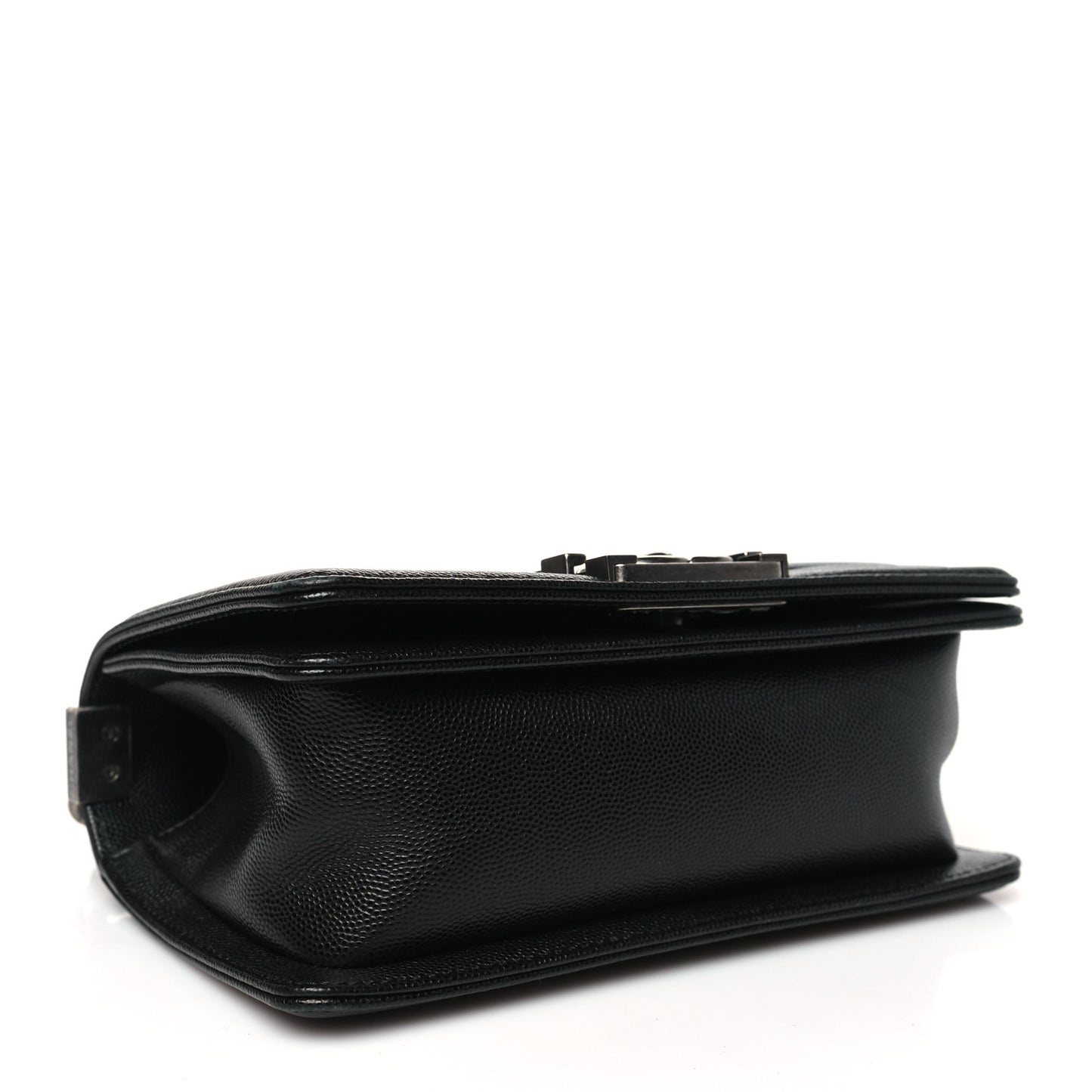 Caviar Quilted Small Boy Flap Black