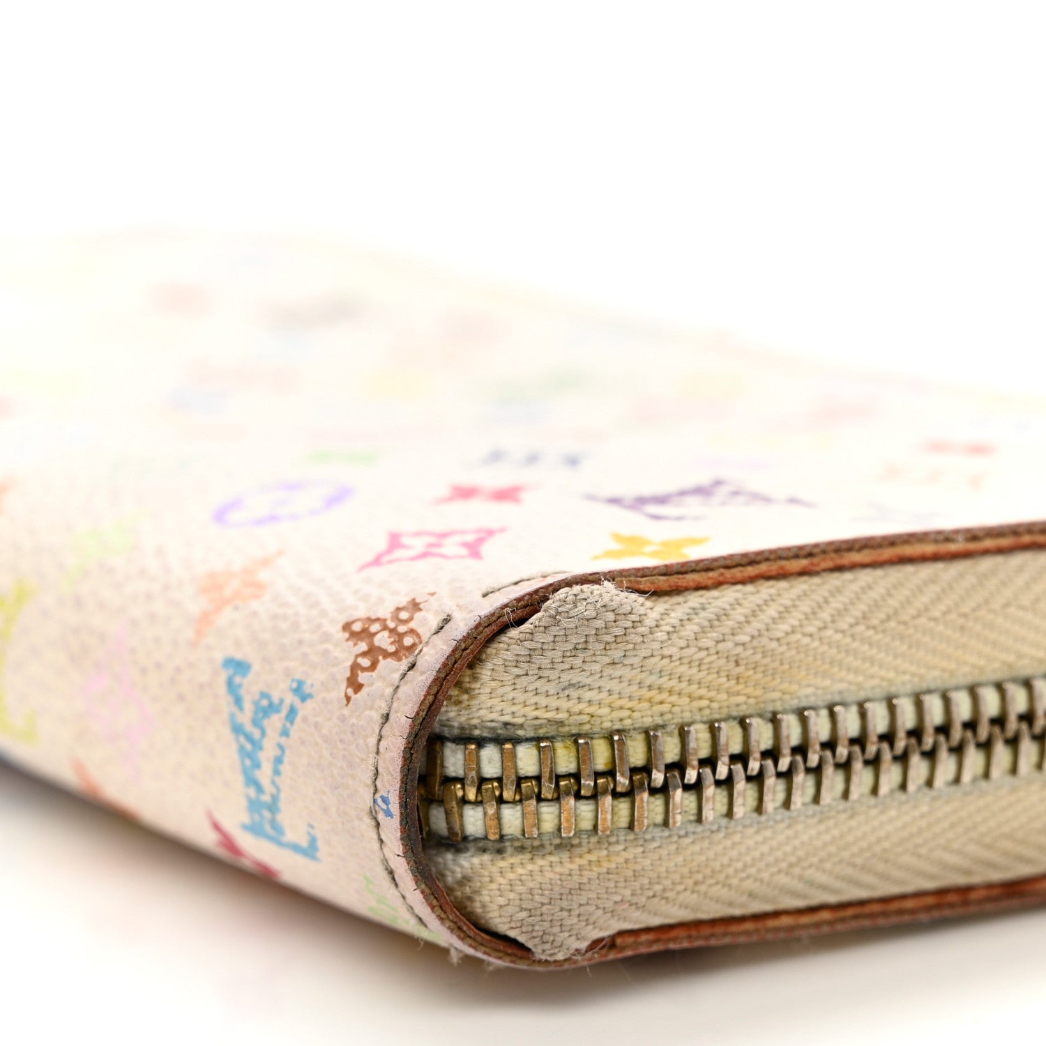 Louis Vuitton Monogram Multicolor Zippy Wallet White 7 of 11