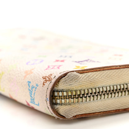 Louis Vuitton Monogram Multicolor Zippy Wallet White 7 of 11