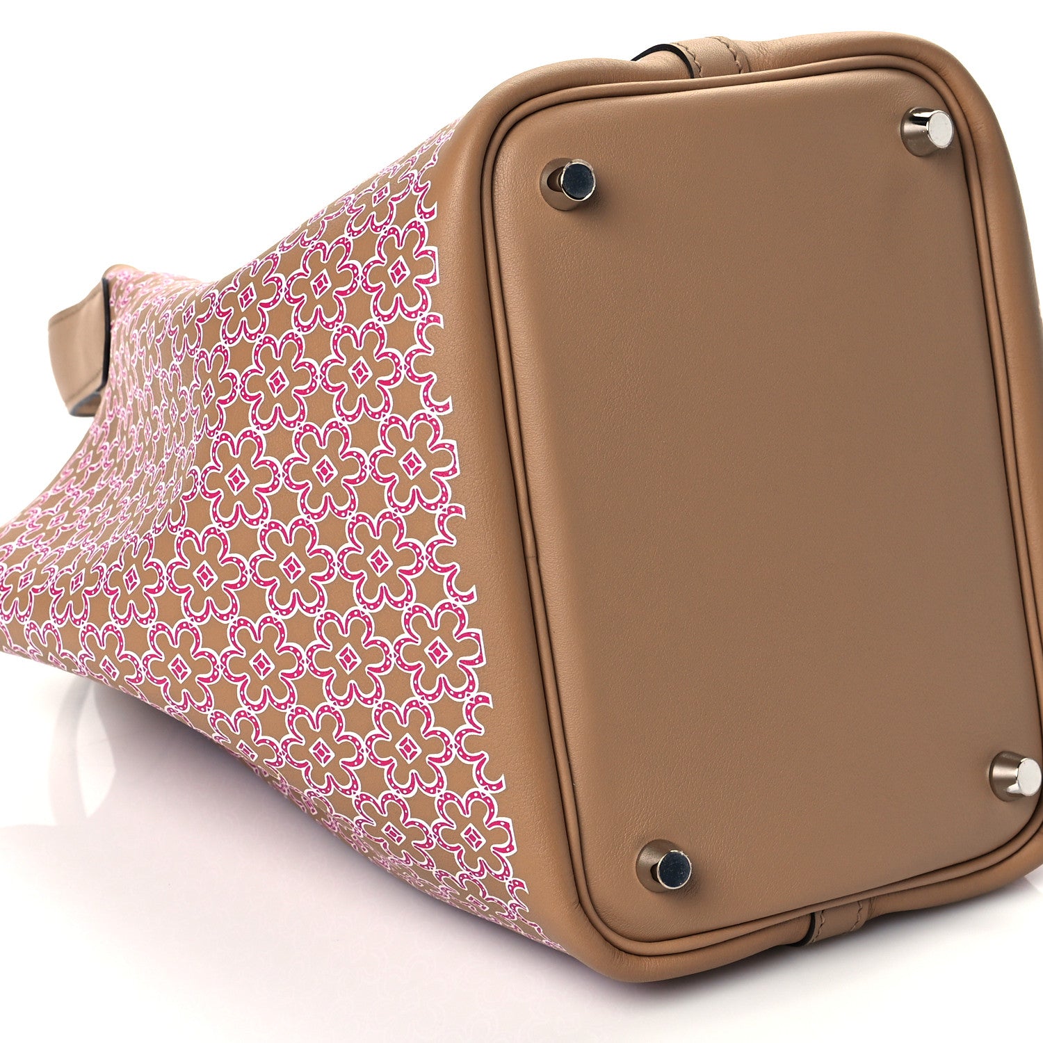 Hermes Swift Lucky Daisy Picotin Lock 18 PM Chai Rose White 8 of 10