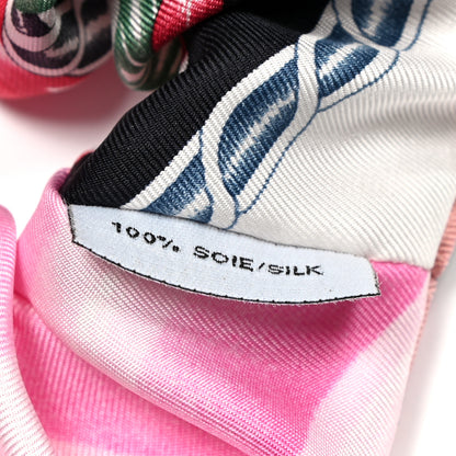 Hermes Silk Claudia Scrunchie Multicolore 5 of 5