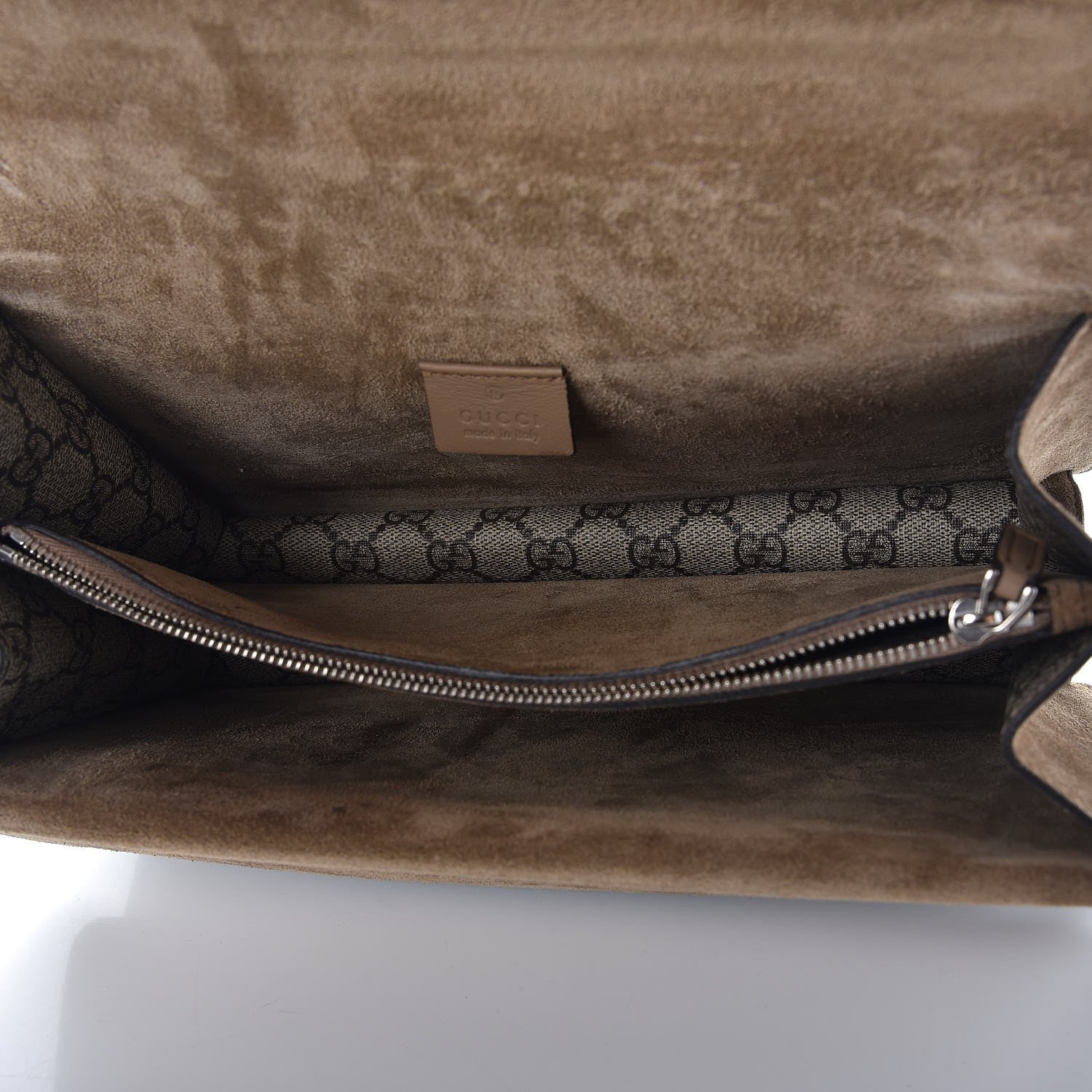 Gucci GG Supreme Monogram Small Dionysus Shoulder Bag Taupe 5 of 8
