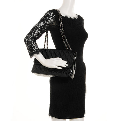 Chanel Distressed Patent Jumbo Single Flap Black 2 of 9