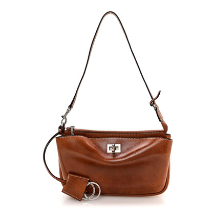 Balenciaga Vegetable Tanned Lambskin Rodeo Sling Pochette Tan Cowboy 1 of 10