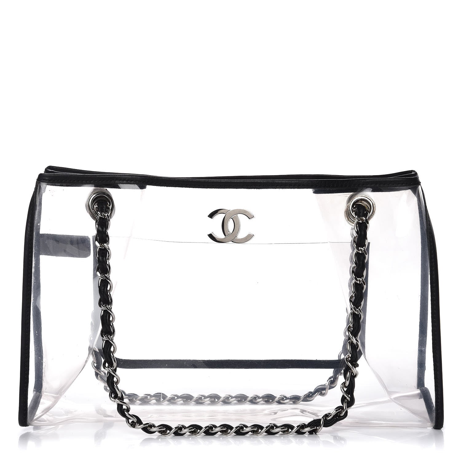 Chanel Lambskin Vinyl Naked Tote Black 1 of 11