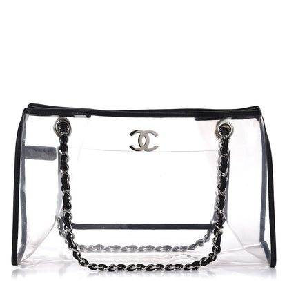 Chanel Lambskin Vinyl Naked Tote Black 1 of 11