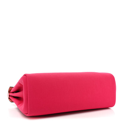 Hermes Toile Militaire Vache Hunter Laque Herbag Zip Retourne 31 PM Rose Mexico Rouge Piment 5 of 9
