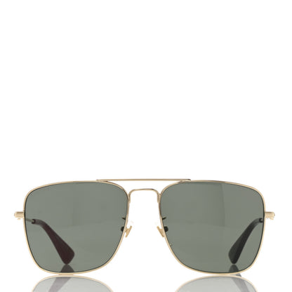 Gucci Squared Aviator Sunglasses GG0108S Black 2 of 9