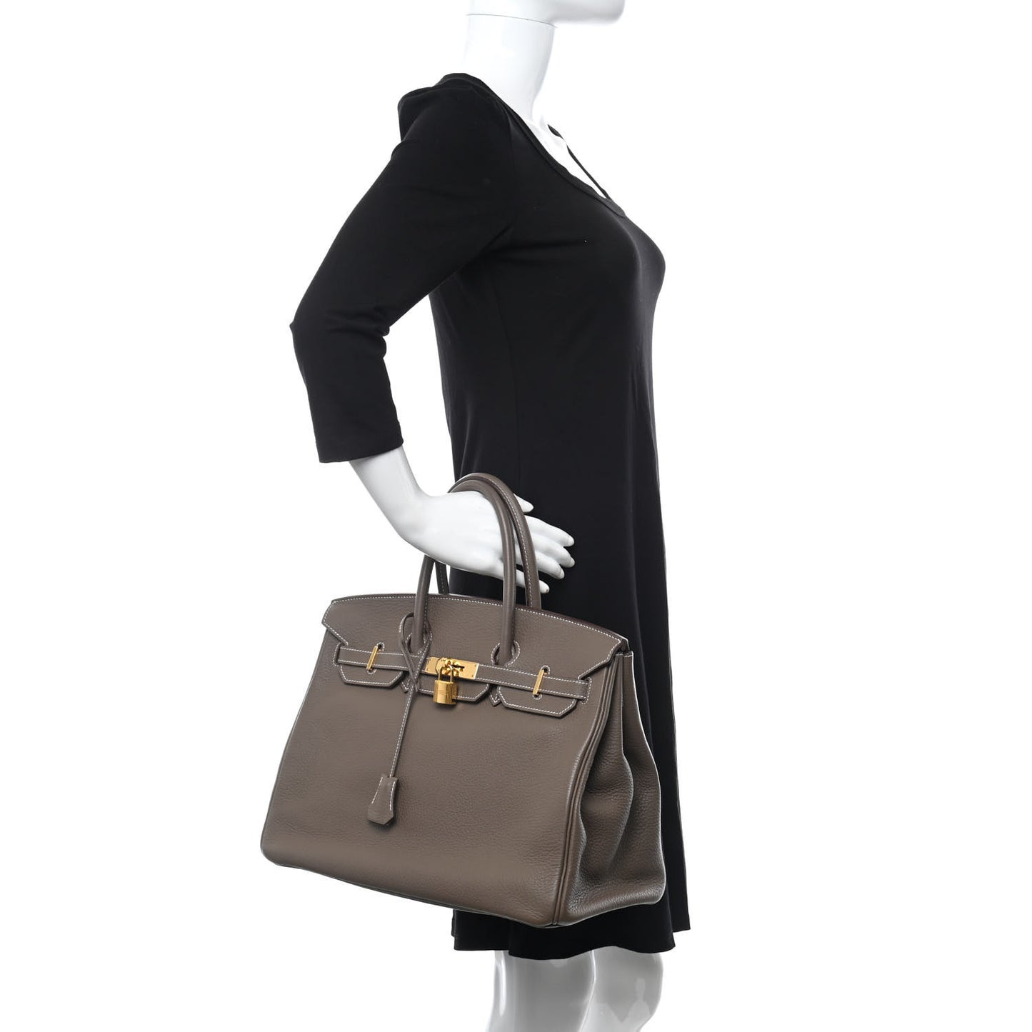 Taurillon Clemence Birkin 35 Etoupe