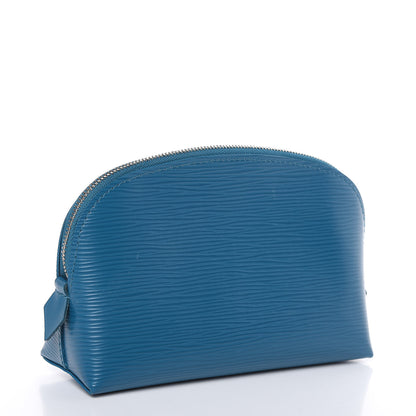 Louis Vuitton Epi Cosmetic Pouch Cyan 3 of 10