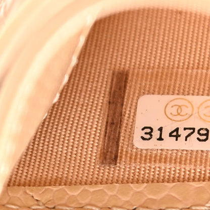 Chanel Caviar Quilted Card Holder Beige 8 of 8
