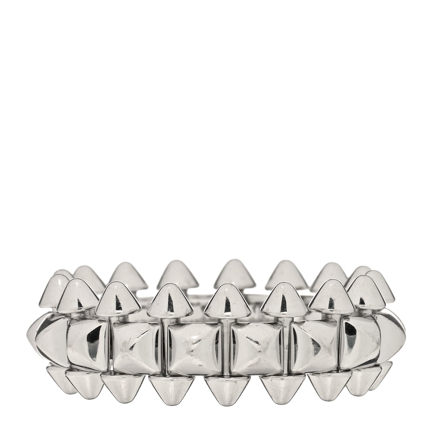 Cartier 18K White Gold MM Clash De Cartier Ring 51 5.75 2 of 3