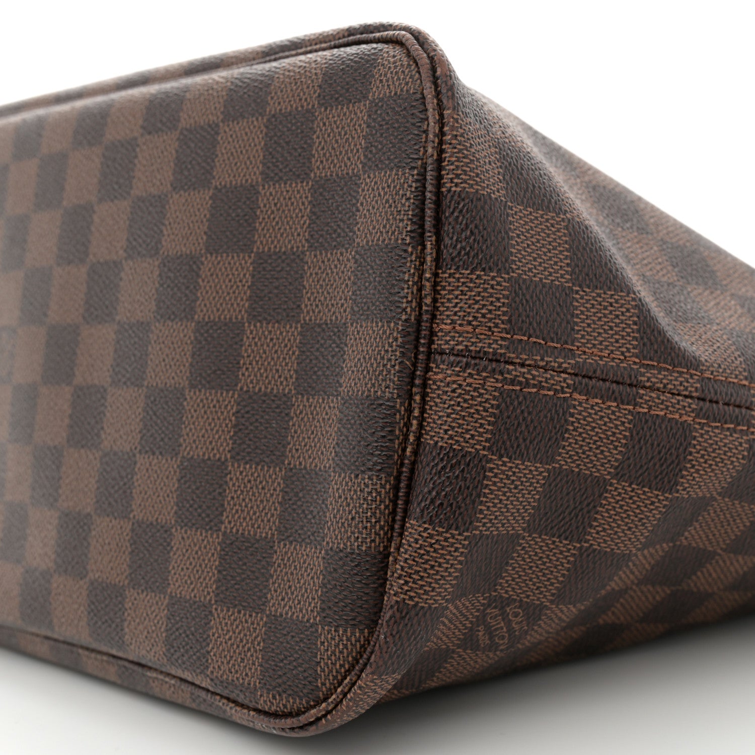 Louis Vuitton Damier Ebene Neo Neverfull MM Rose Ballerine 10 of 14