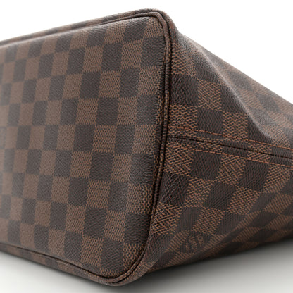 Louis Vuitton Damier Ebene Neo Neverfull MM Rose Ballerine 10 of 14
