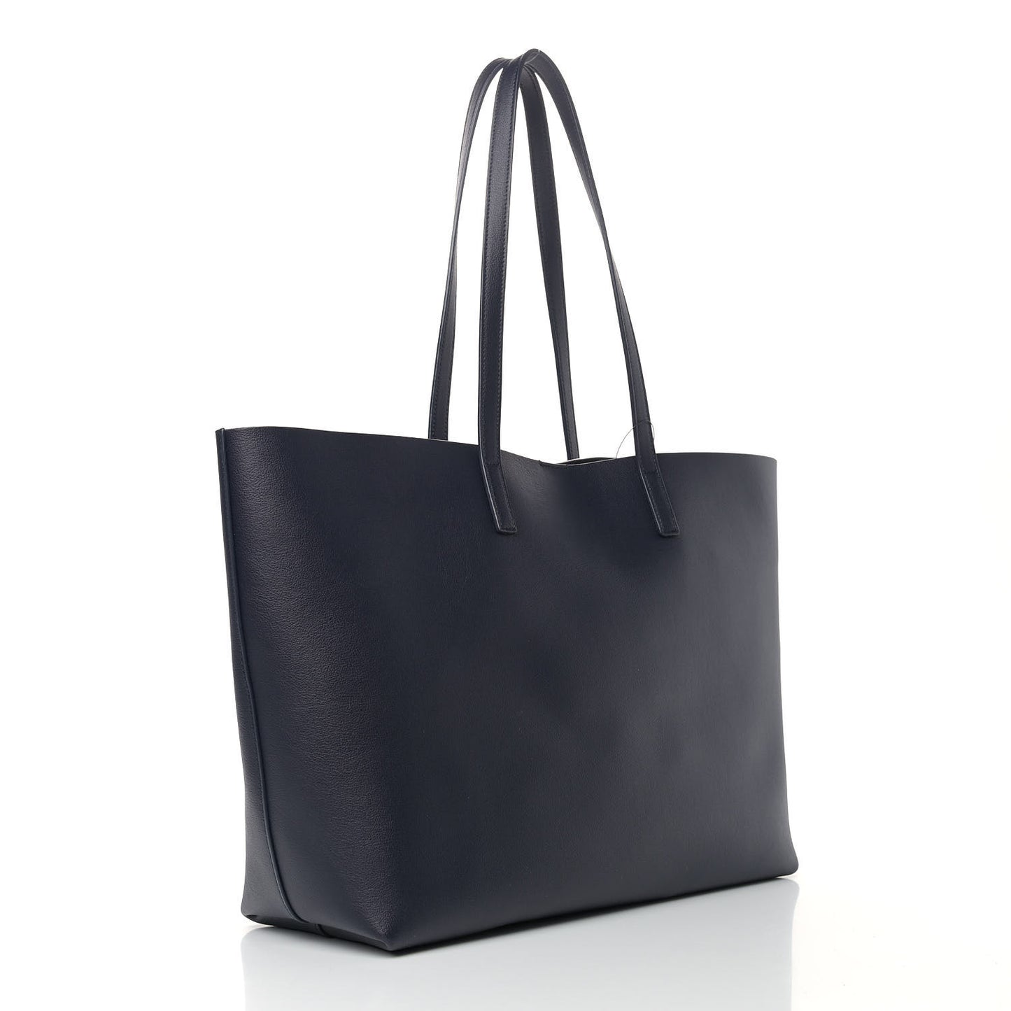 Calfskin Large Shopping Tote Deep Marine