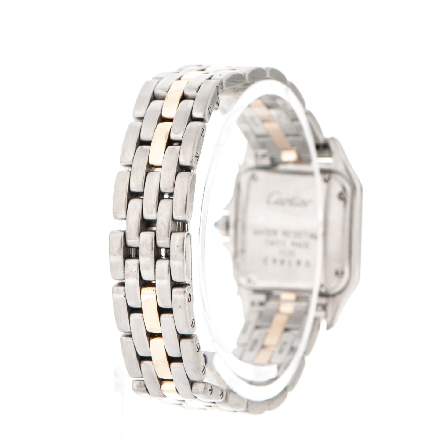Stainless Steel 18K Yellow Gold 22mm Panthere Quartz Watch