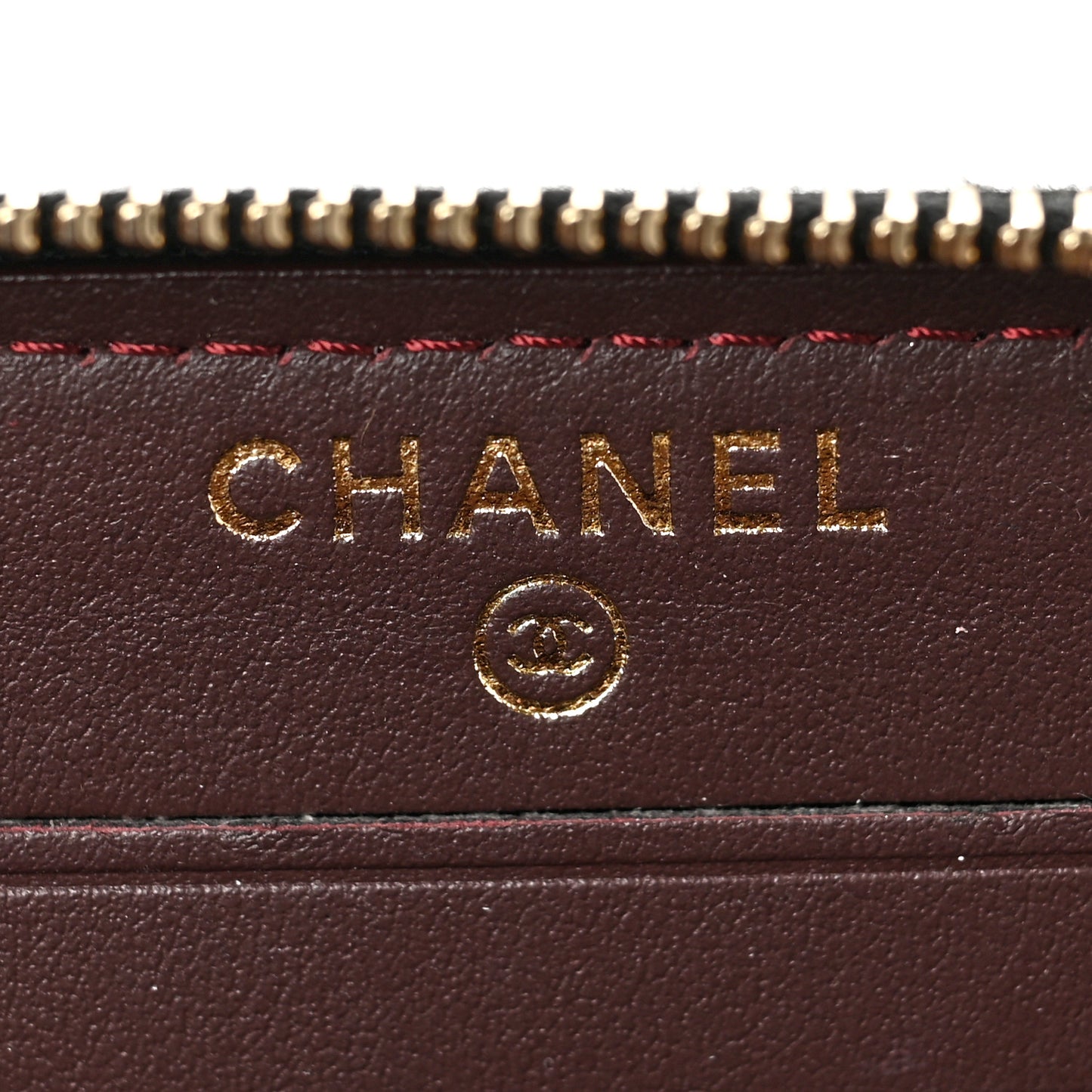 Aged Calfskin Quilted Small Lucky Charms 2.55 Reissue Zip Around Wallet Black