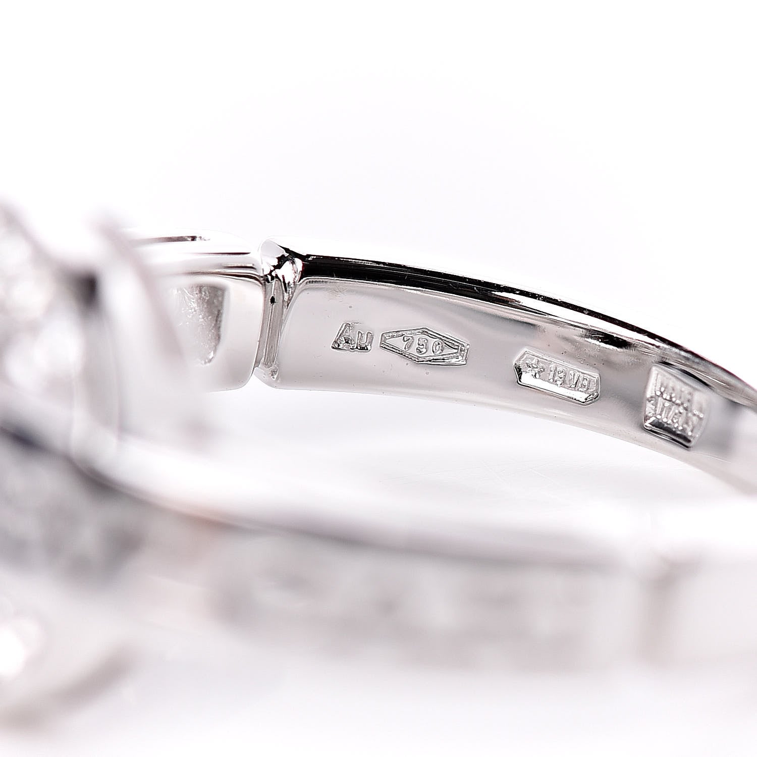 Bulgari 18K White Gold Diamond Bvlgari Bvlgari Ring 47 4.25 4 of 5