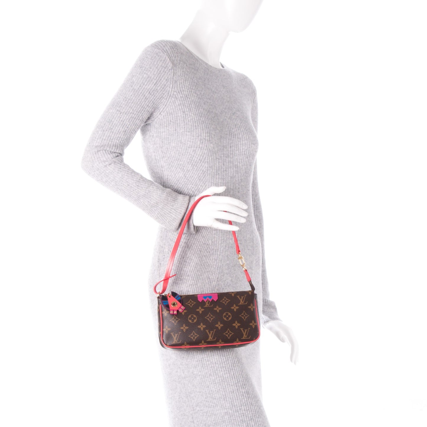 Monogram Totem Pochette Accessories Flamingo