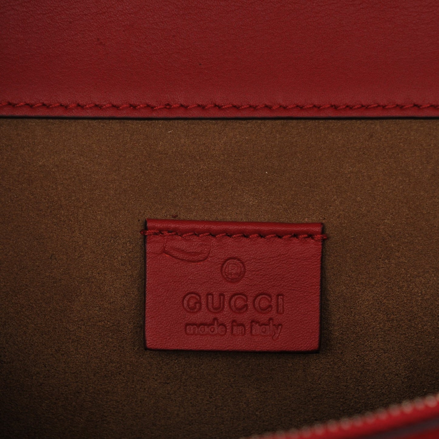 GG Supreme Monogram Arabesque Medium Dionysus Shoulder Bag Hibiscus Red