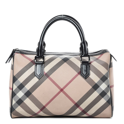 Burberry Nova Check Small Chester Bowling Bag Black 1 of 17