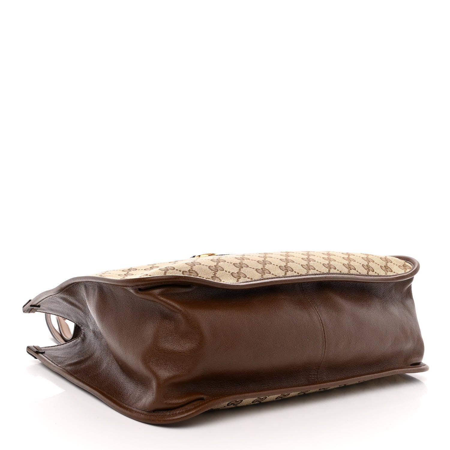 Gucci Monogram Horsebit 1955 Tote Bag Beige Brown Sugar 4 of 10
