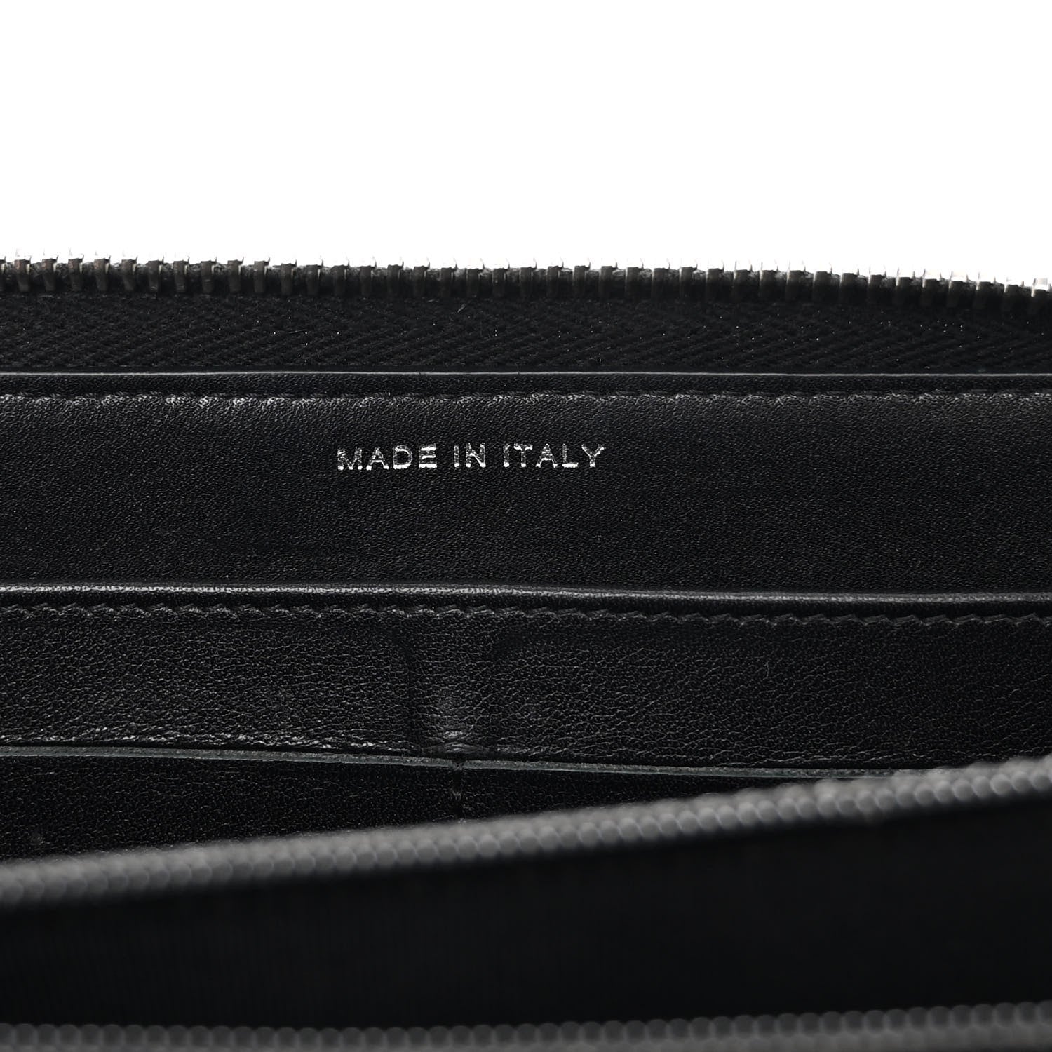 Chanel Patent Quilted Zip Around Wallet Black 7 of 9