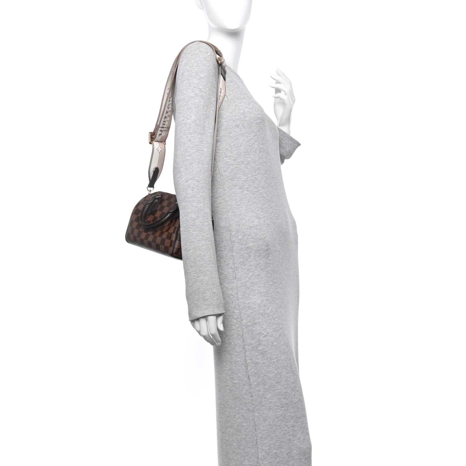 Louis Vuitton Damier Ebene Speedy Bandouliere 20 2 of 10