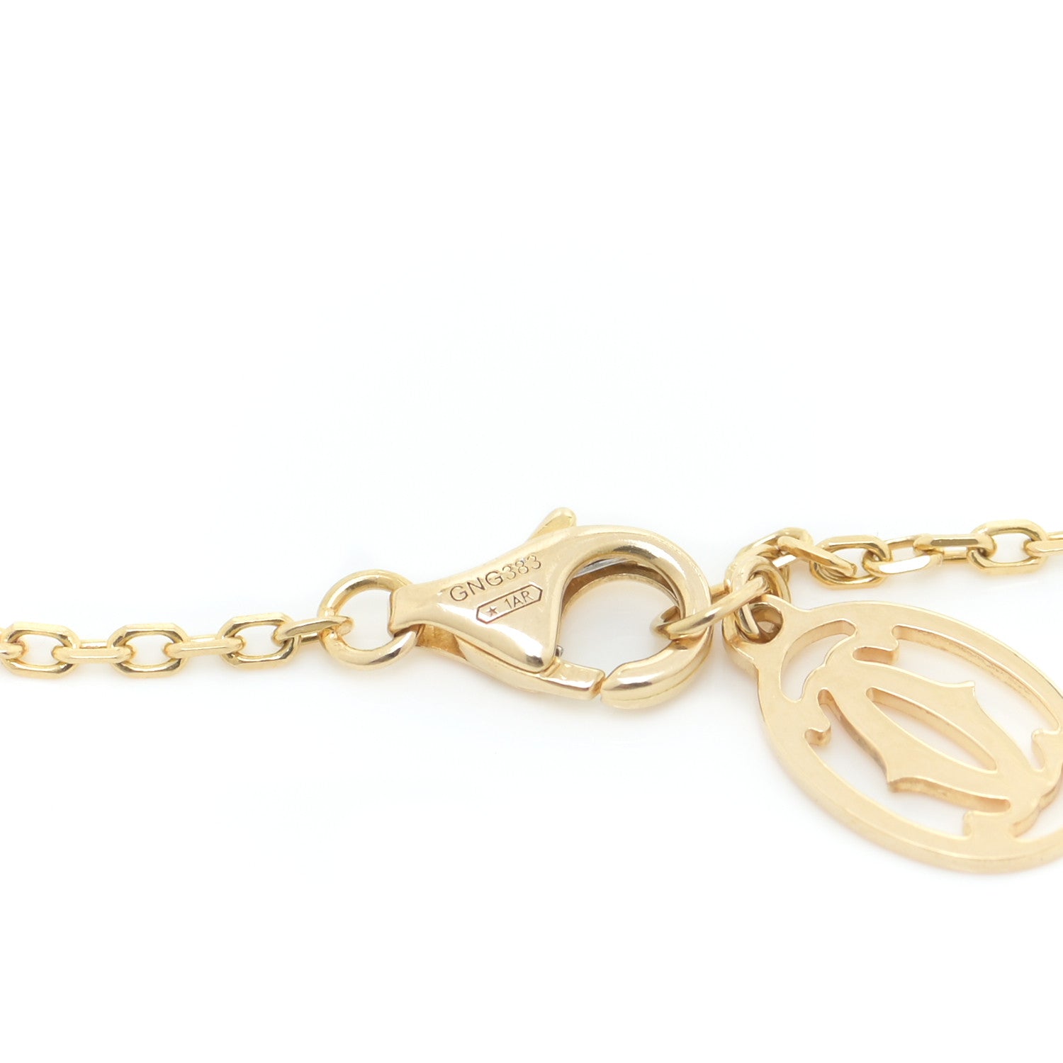 Cartier 18K Yellow Gold Diamond SM D'Amour Bracelet 10 of 12