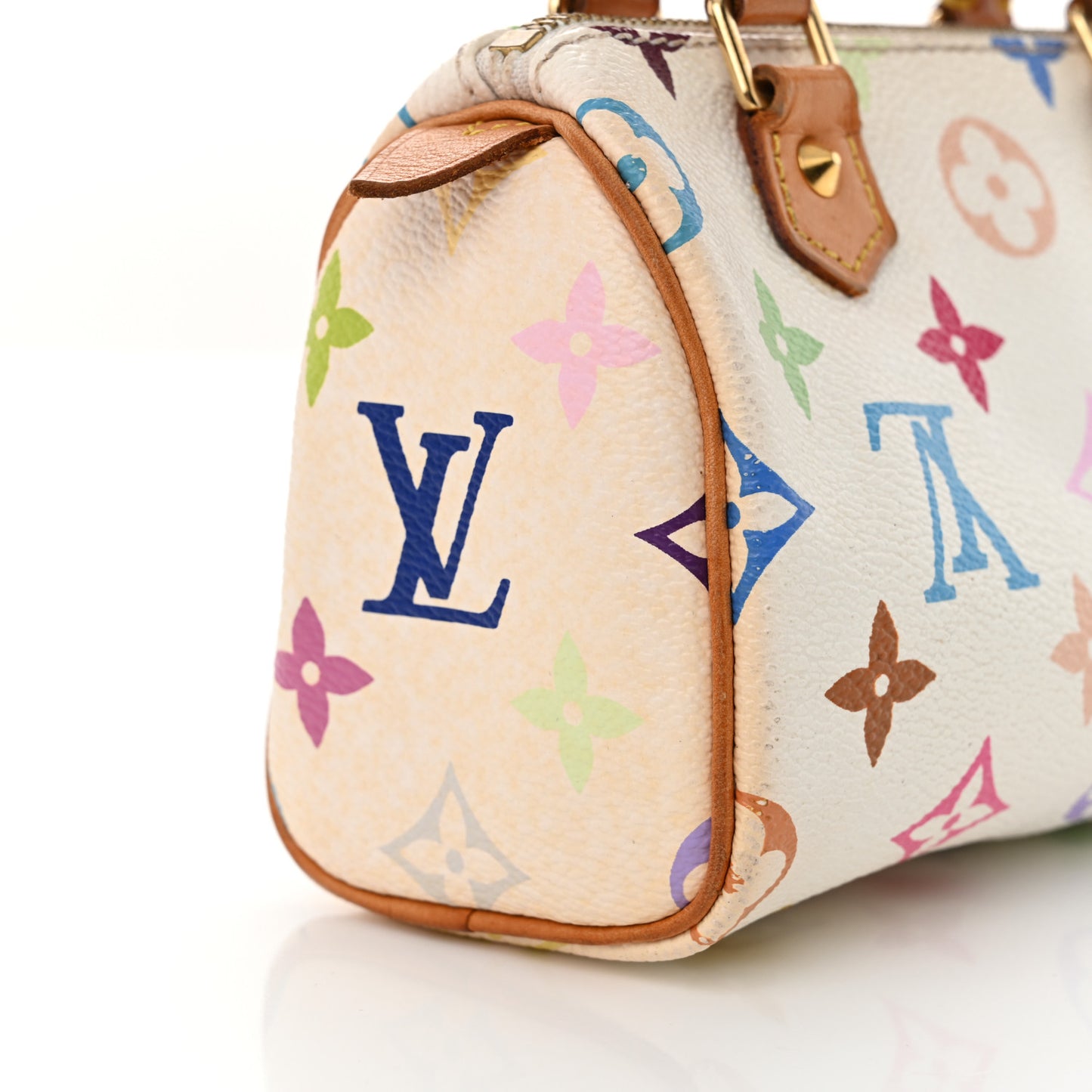 Monogram Multicolor Mini Sac HL Speedy White