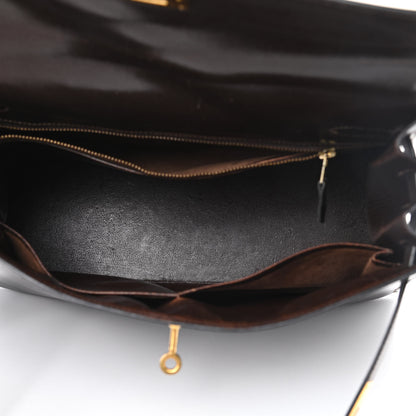 Hermes Box Kelly Sellier 32 Chocolate 4 of 24