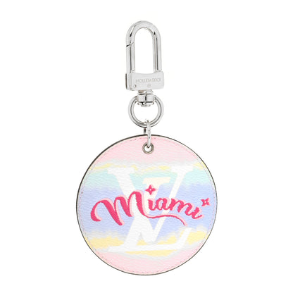 Louis Vuitton Monogram Escale Miami Bag Charm Key Holder Pastel 1 of 4