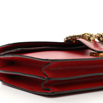Gucci Dollar Calfskin Swarovski Crystal Small Dionysus Shoulder Bag Hibiscus Red 9 of 14